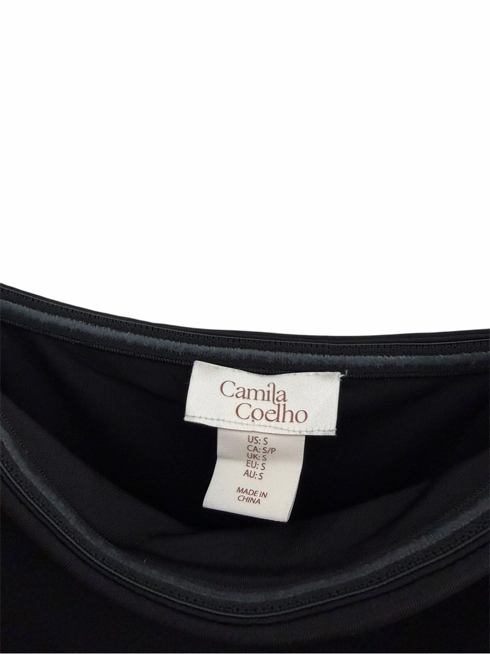 Revolve Camila Coelho Strapless Black Ruched Drop Waist Mini Dress - Picture 5 of 9